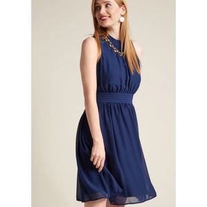 🎉Host Pick🎉ModCloth Windy City Navy A-like Dress